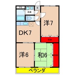 ファミール三国の物件間取画像